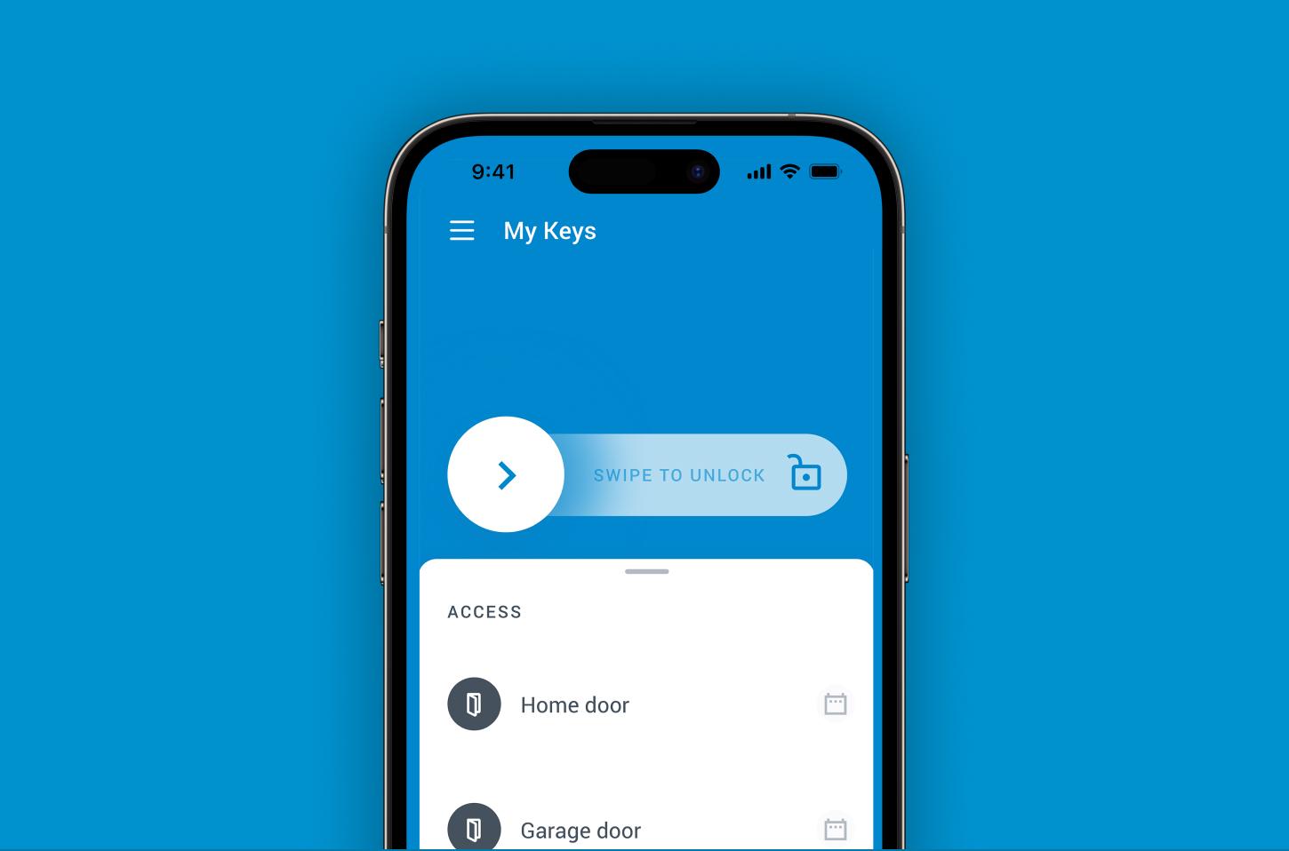 Homelok Mobile App software