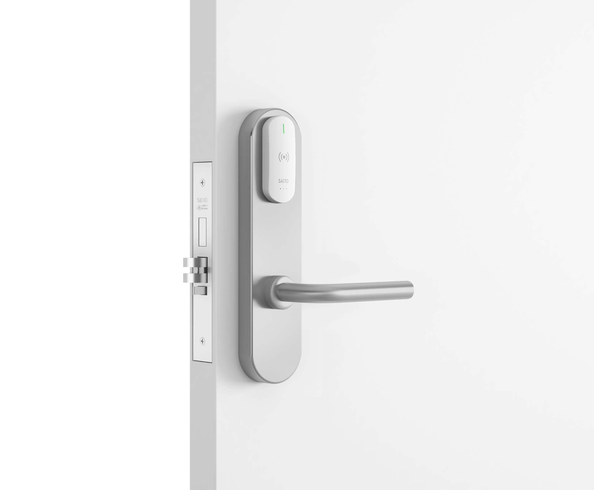 IM (Satin Stainless Steel) - White
